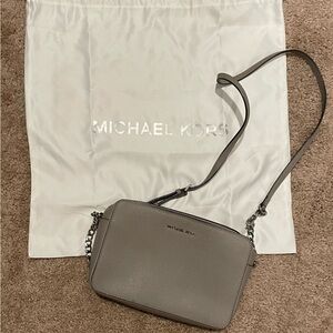 Michael Kors Gray Crossbody Bag